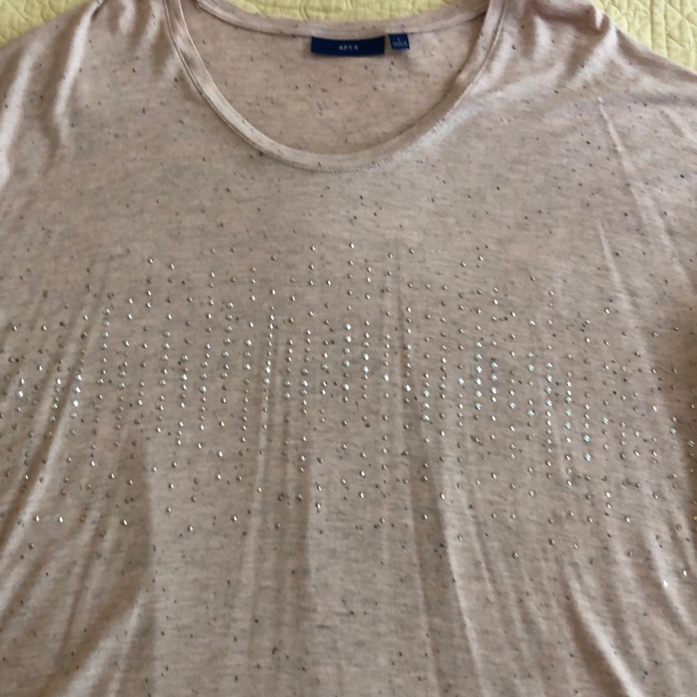 EUC soft bling pink shirt